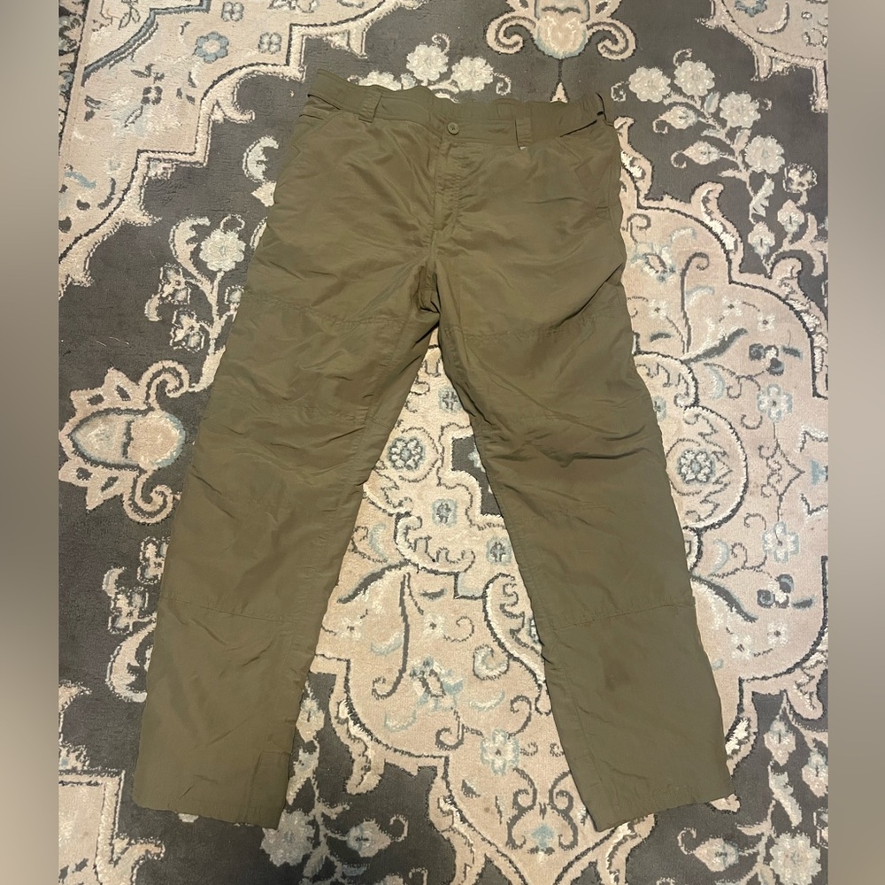 Simms Men's insulated dark Khaki Cargo Pants